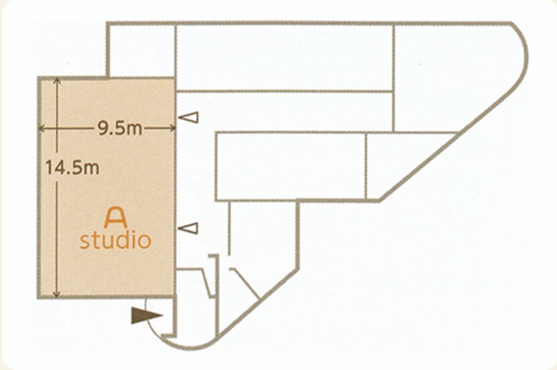 A studio 間取り図
