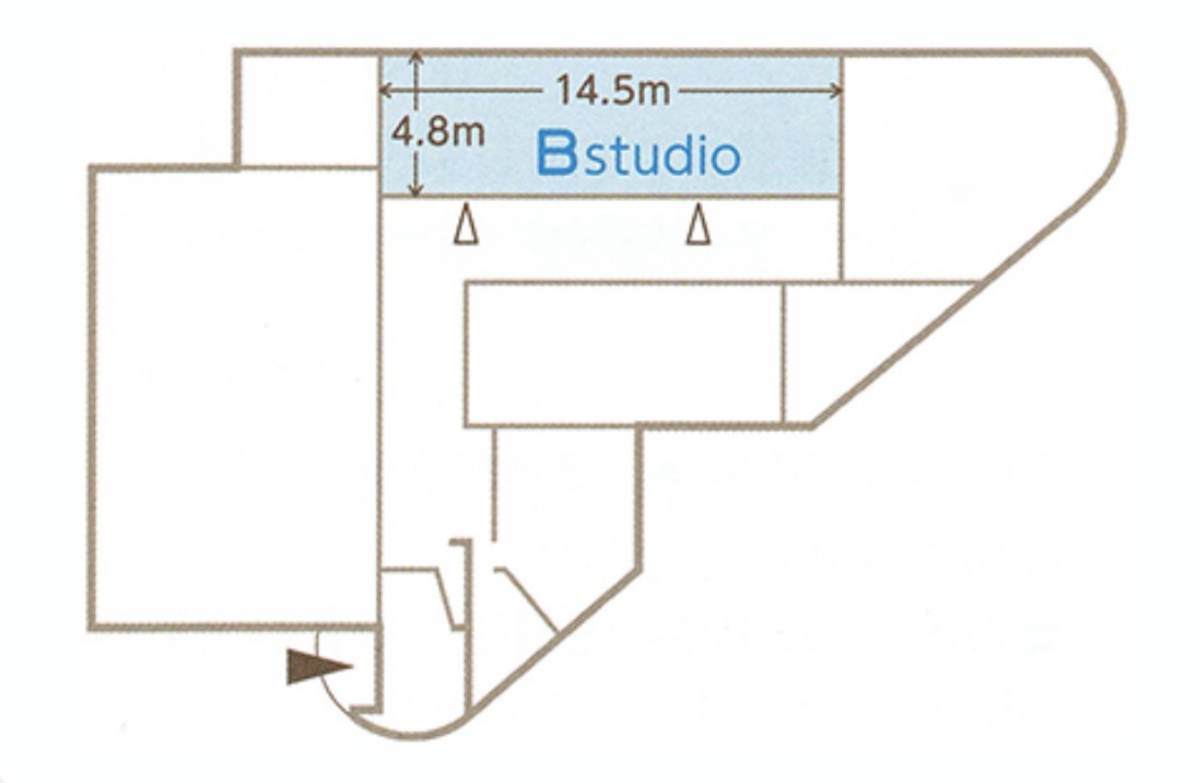 B studio 間取り図