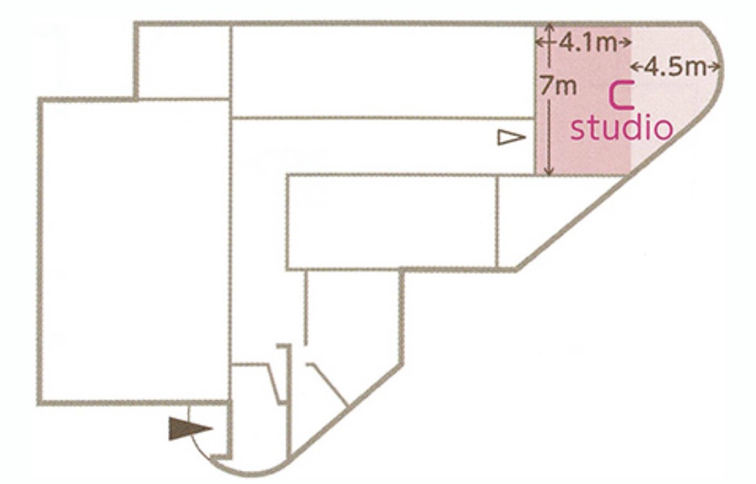 C studio 間取り図
